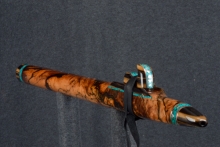 Mun Ebony Native American Flute, Minor, Low E-4, #S5A (2)